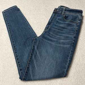 American Eagle Next Level Stretch Highest Rise Jeggings, EUC, Size 10 Long
